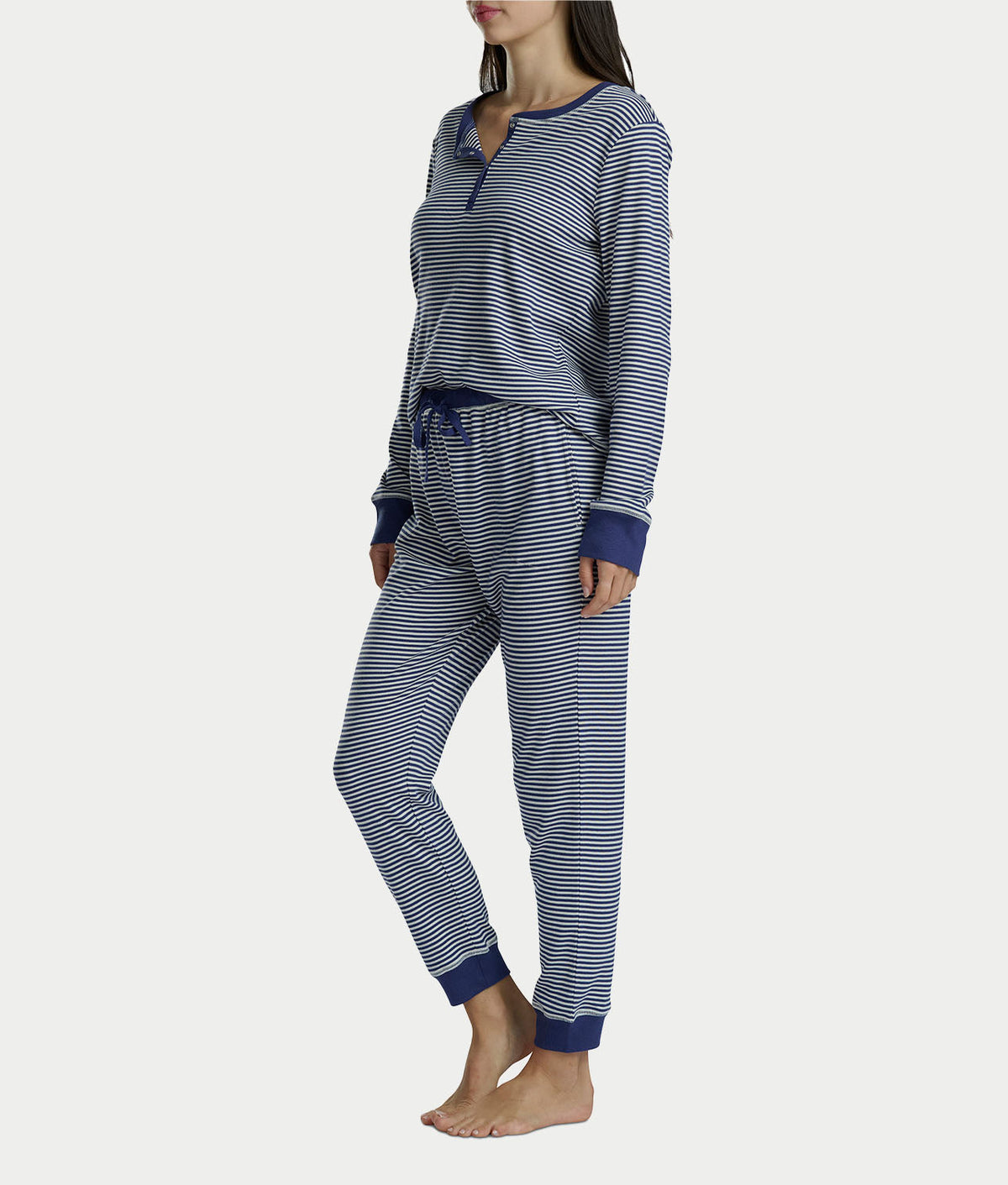 Long Sleeve Henley Jogger Set