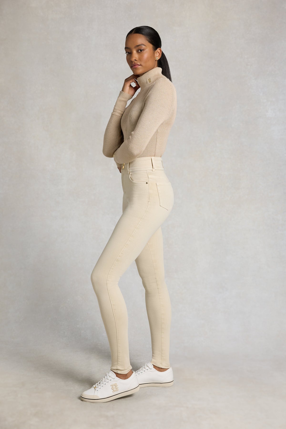 Contour Skinny Jean (Stone)