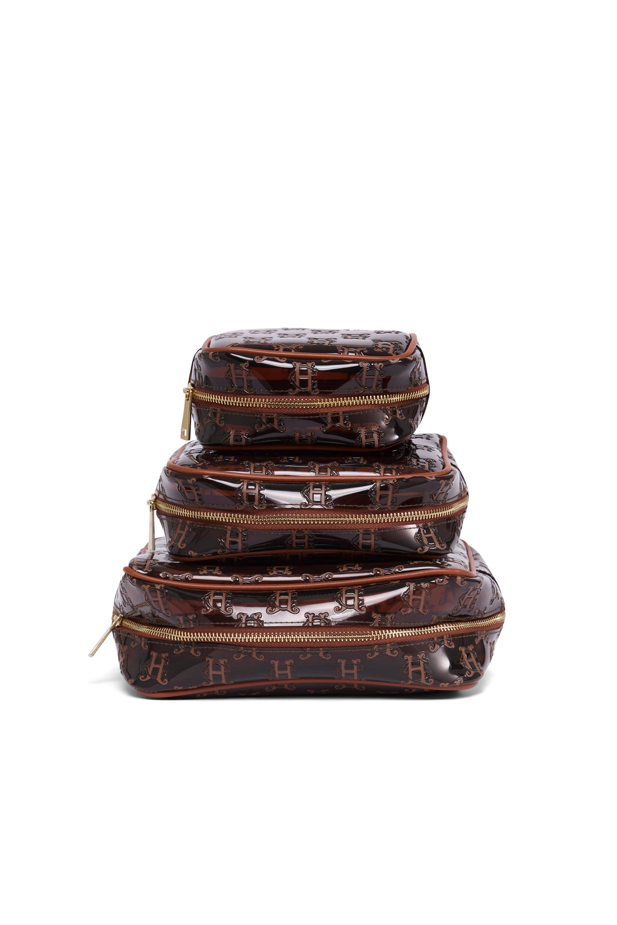 Monogram Cosmetic Set (Chocolate Monogram)