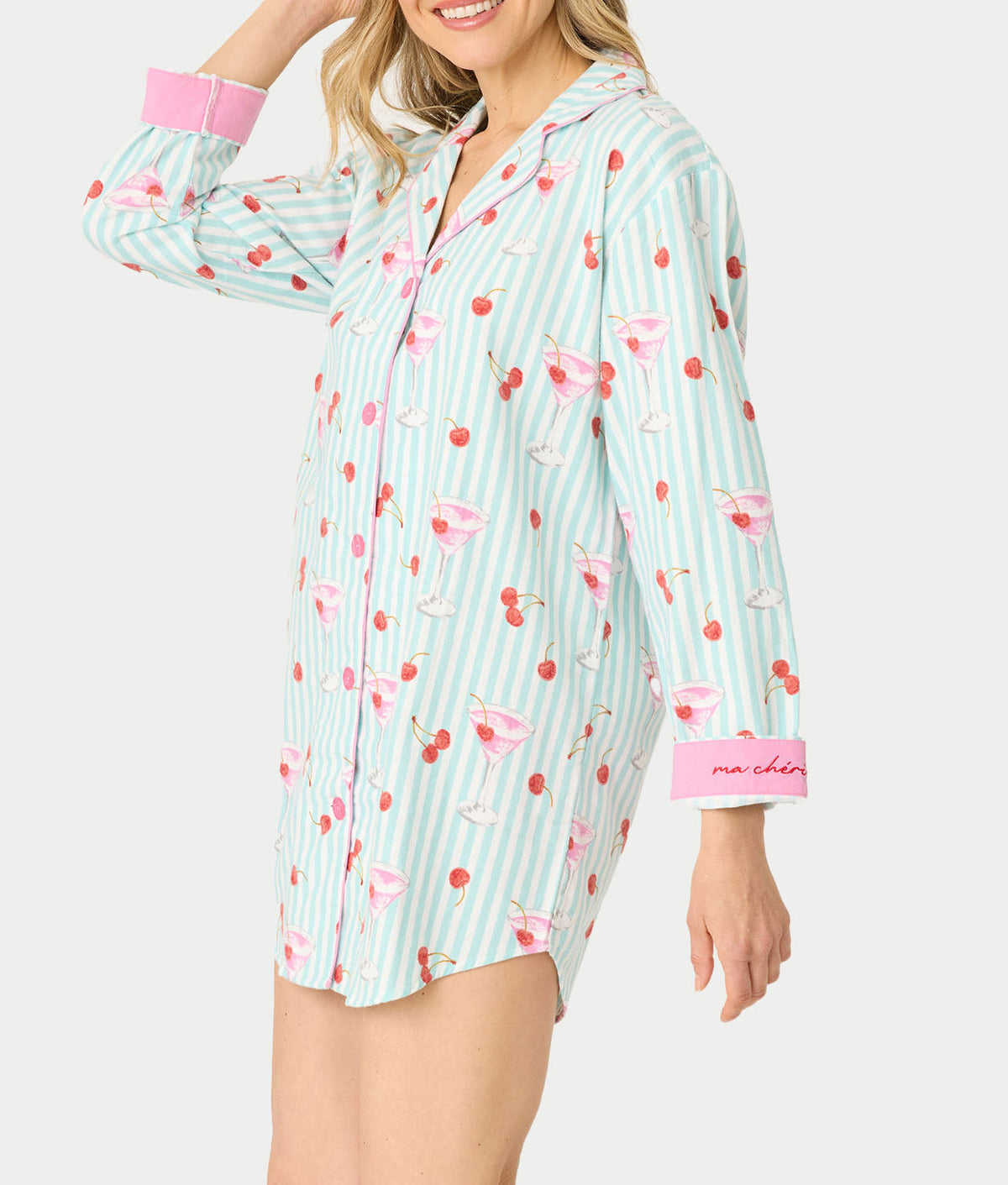 Flannel Woven Sleep Shirt