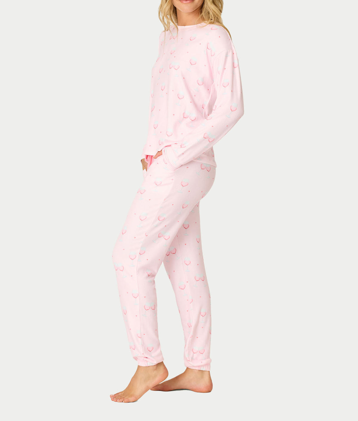 Happy Hour Knit Pajama Set
