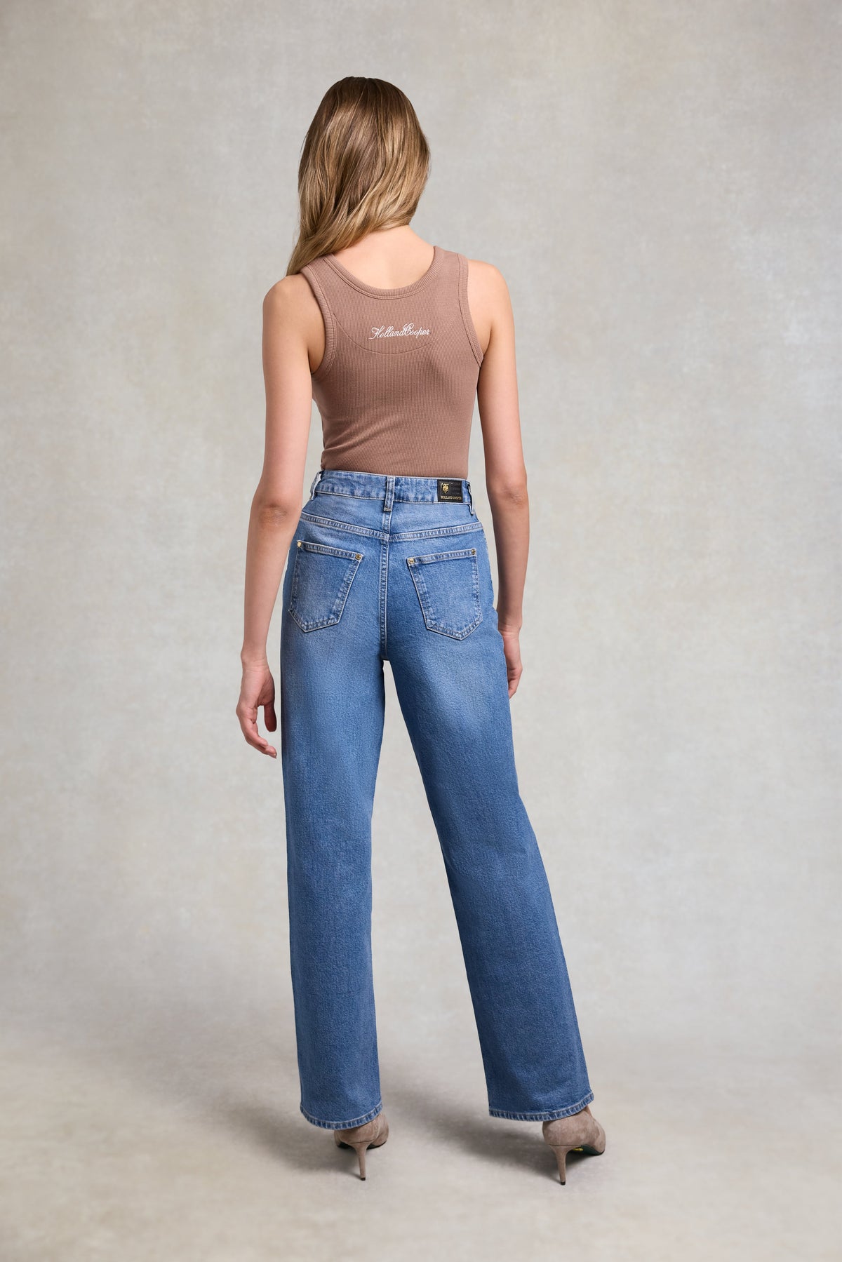 Rebecca Rib Tank (Latte)