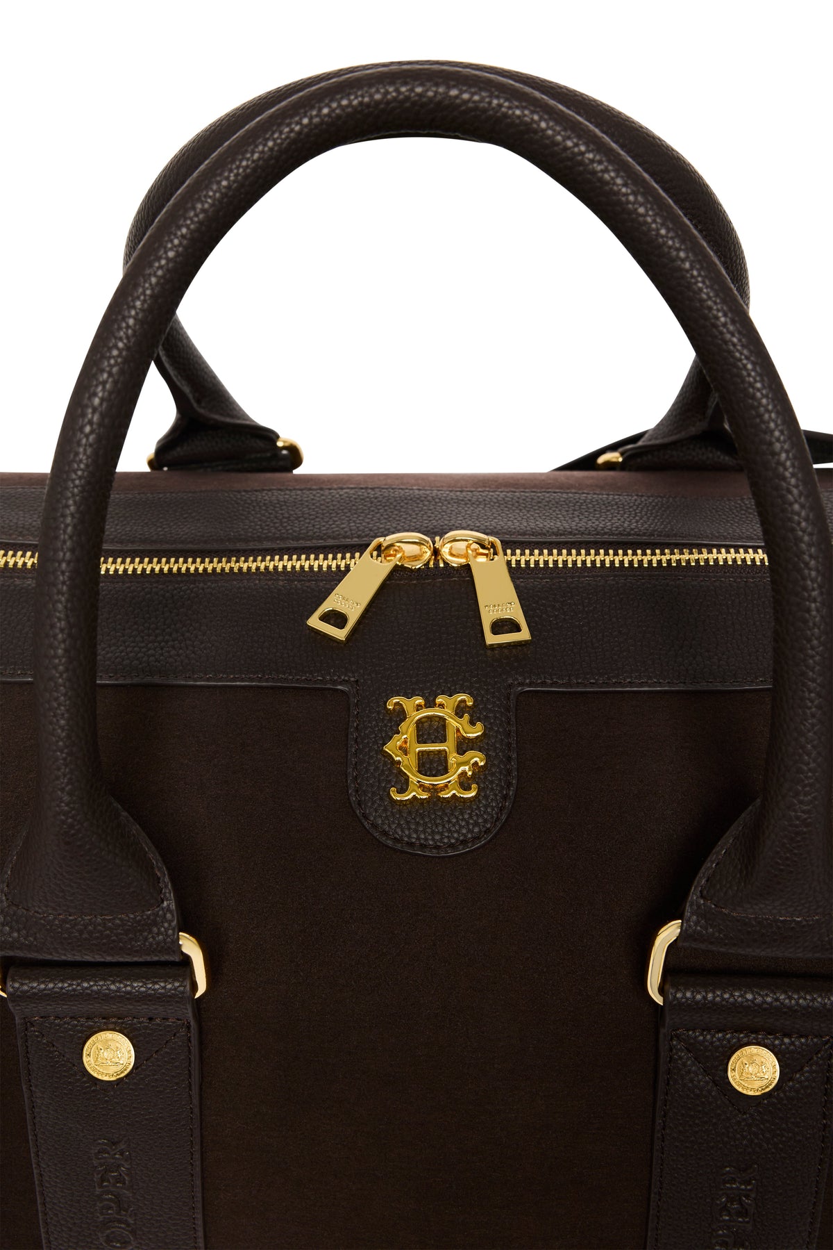 Regency Holdall (Dark Chocolate Suede)