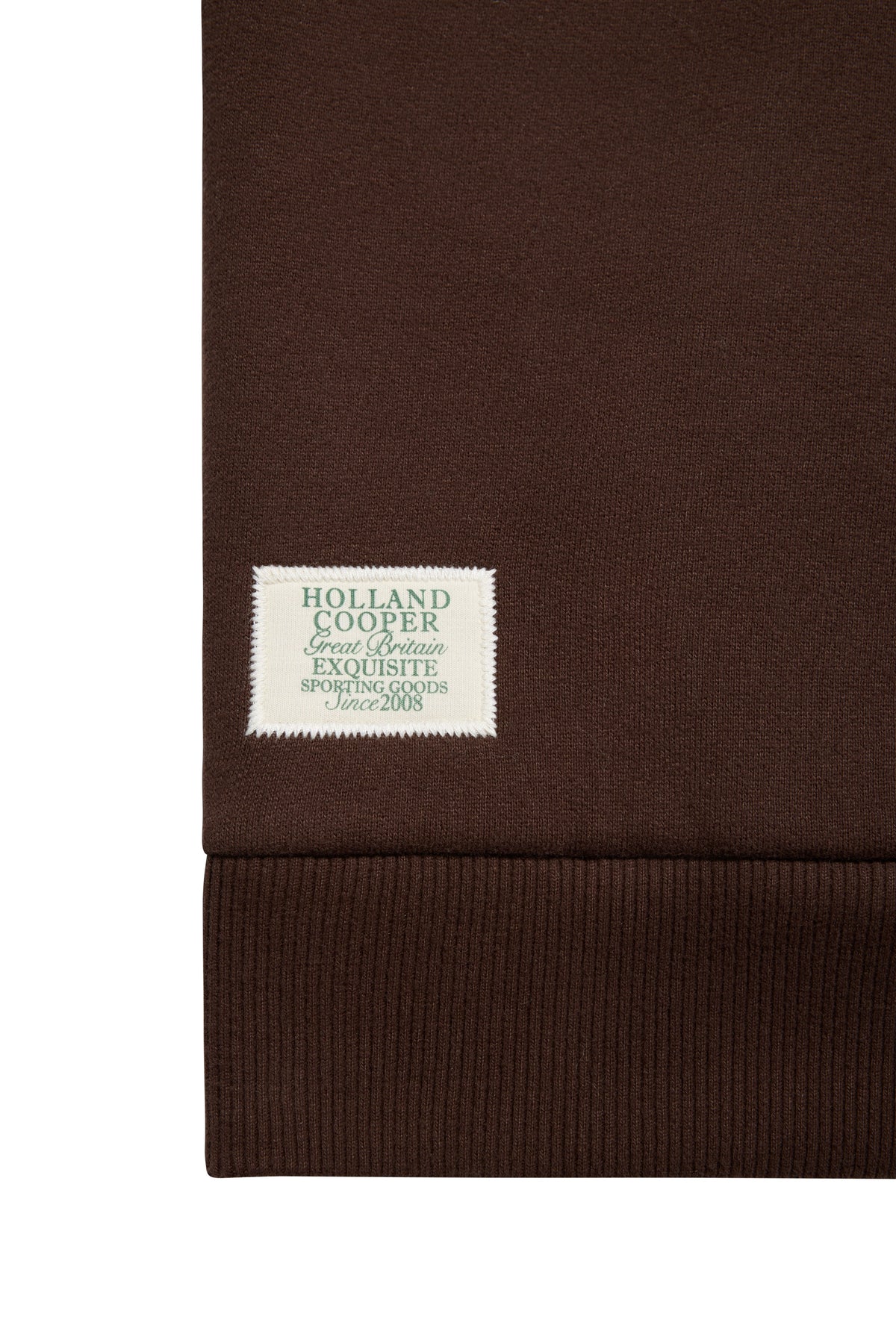 Relaxed Fit Script Hoodie (Walnut)