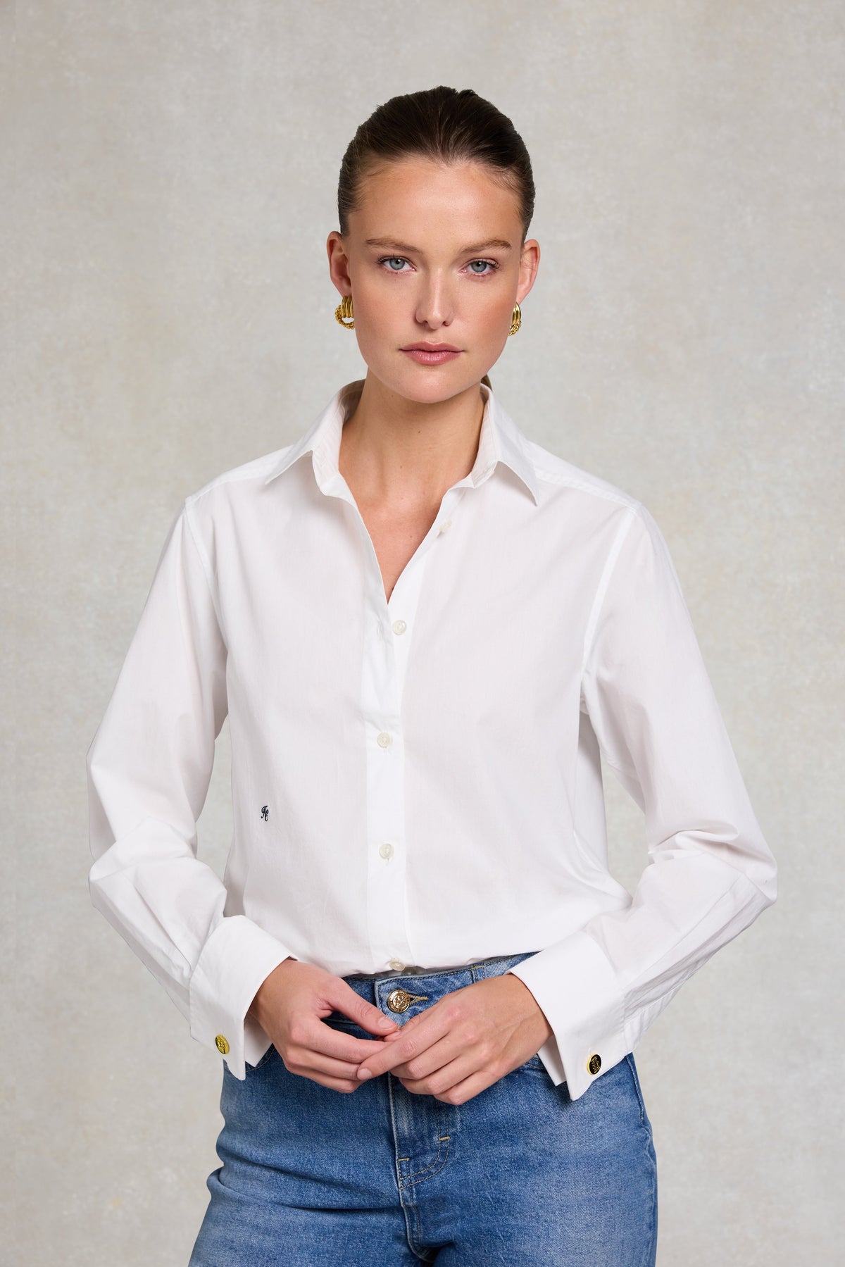 Relaxed Fit Shirt (White)