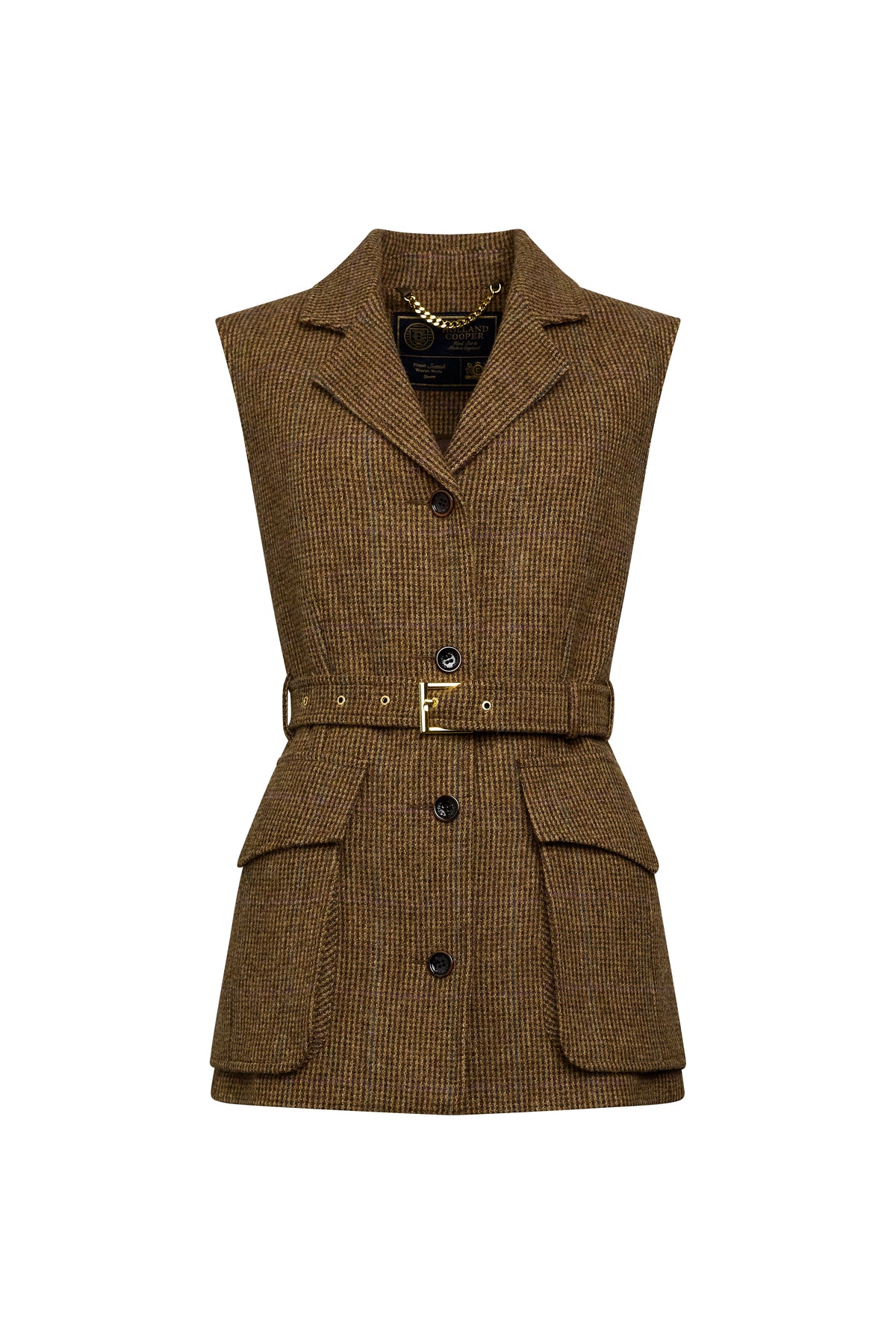 Cotswold Belted Gilet (Bamford Tweed)