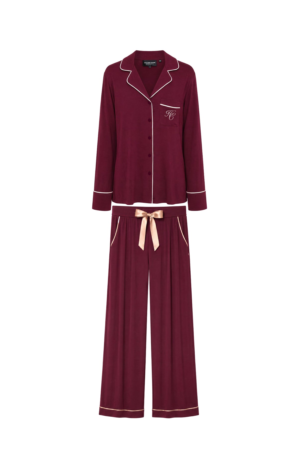 Jersey Pyjama Set (Mulberry)