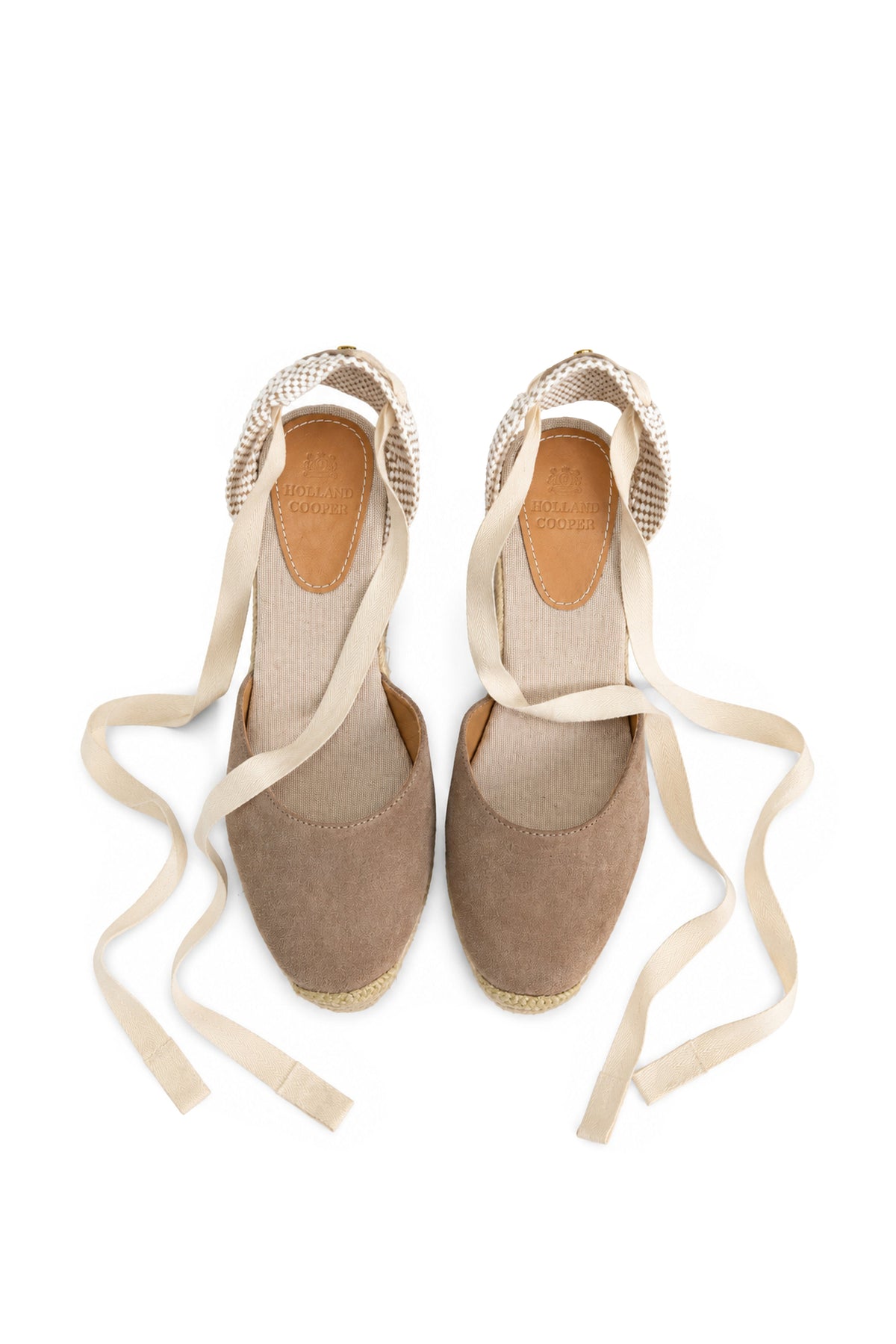 Seville Wedge Espadrille (Taupe)