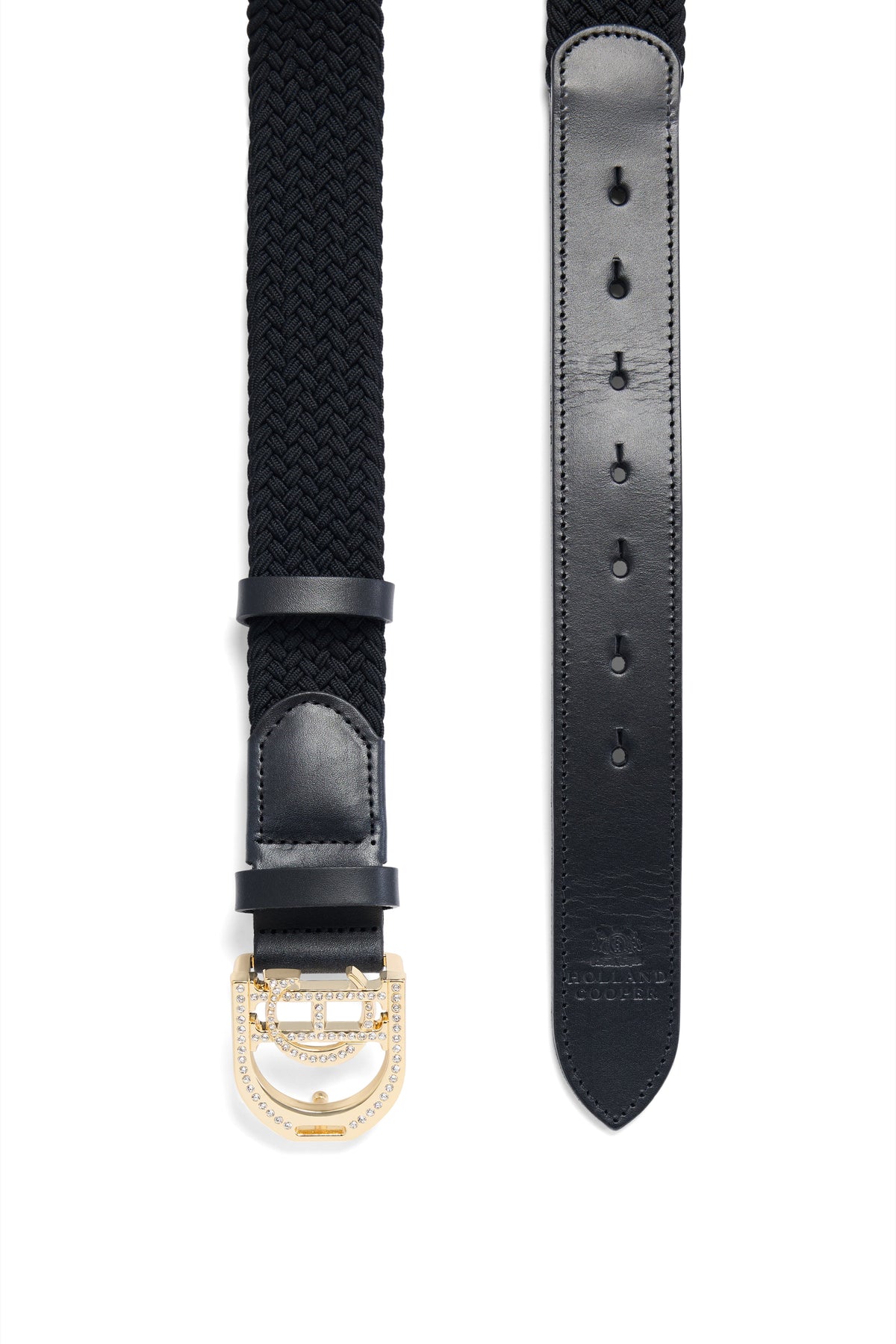 Stirrup Heritage Belt (Black Crystal)