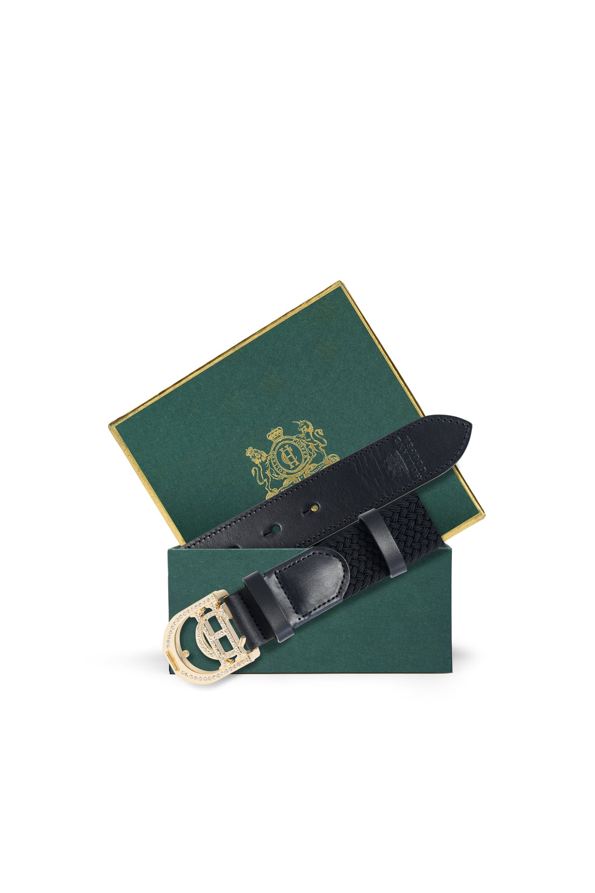 Stirrup Heritage Belt (Black Crystal)