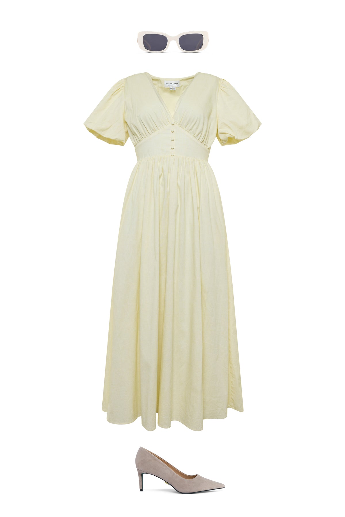 The Paige Dress (Lemon) Look