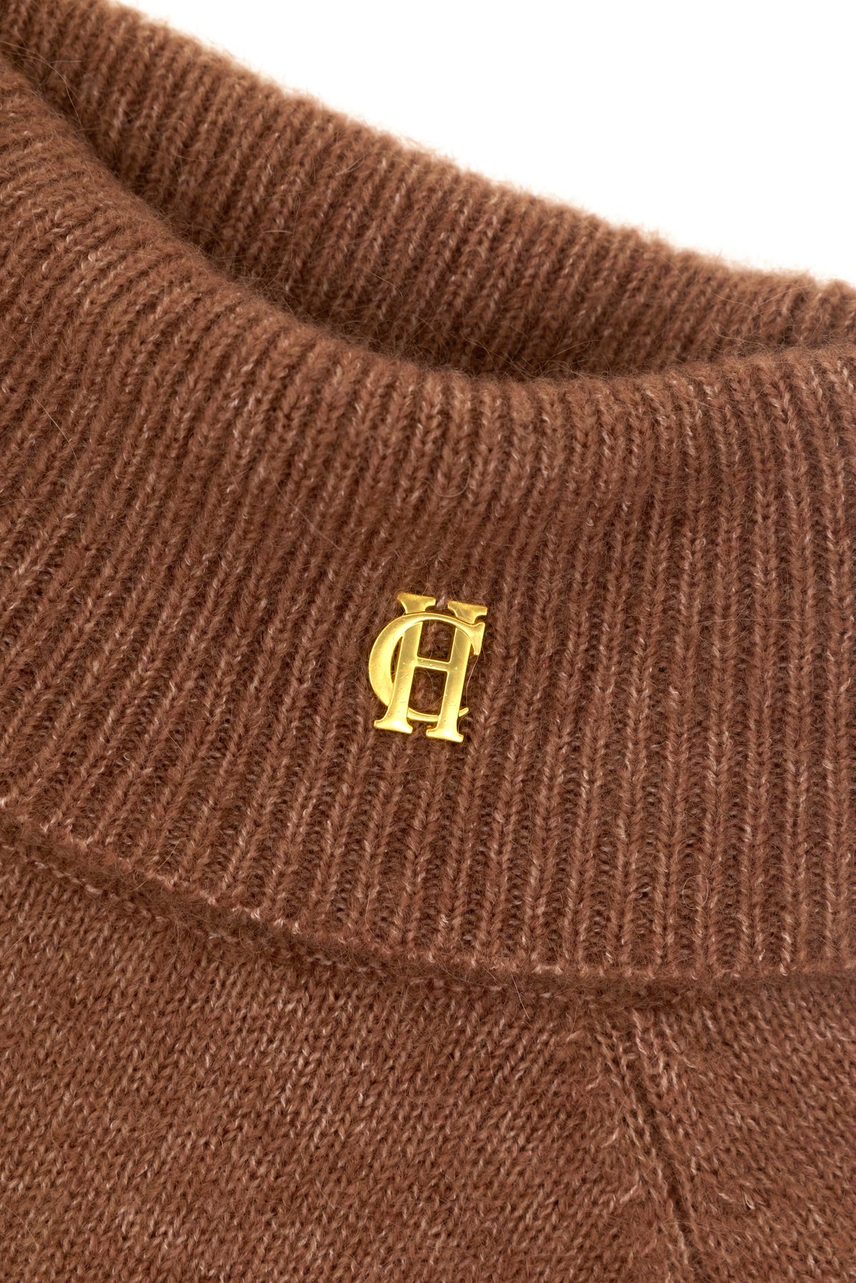 Tori Roll Neck Knit (Latte)