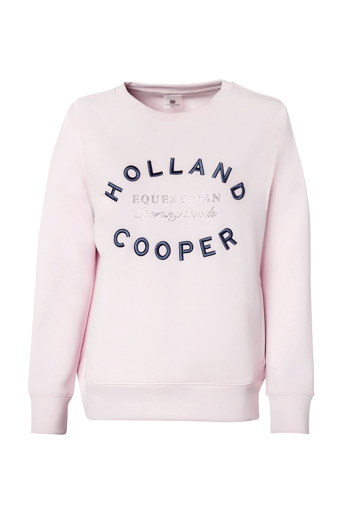 Crystal Crew Neck Sweat (Blush)