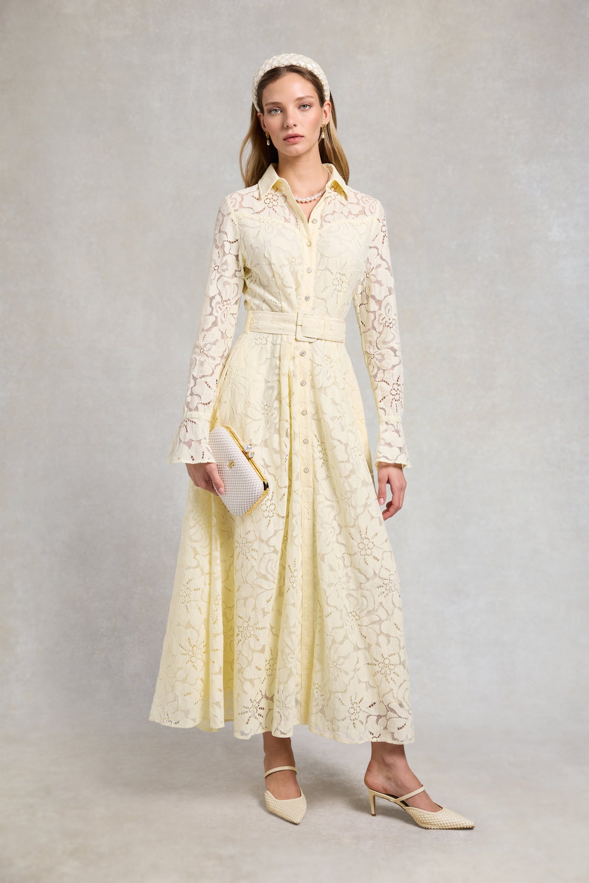 Wear All Day Vienna Pearl Heel (Champagne Pearl)
