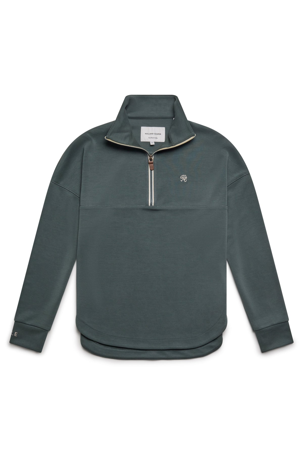 Windsor Quarter Zip Sweat (Ivy Green)