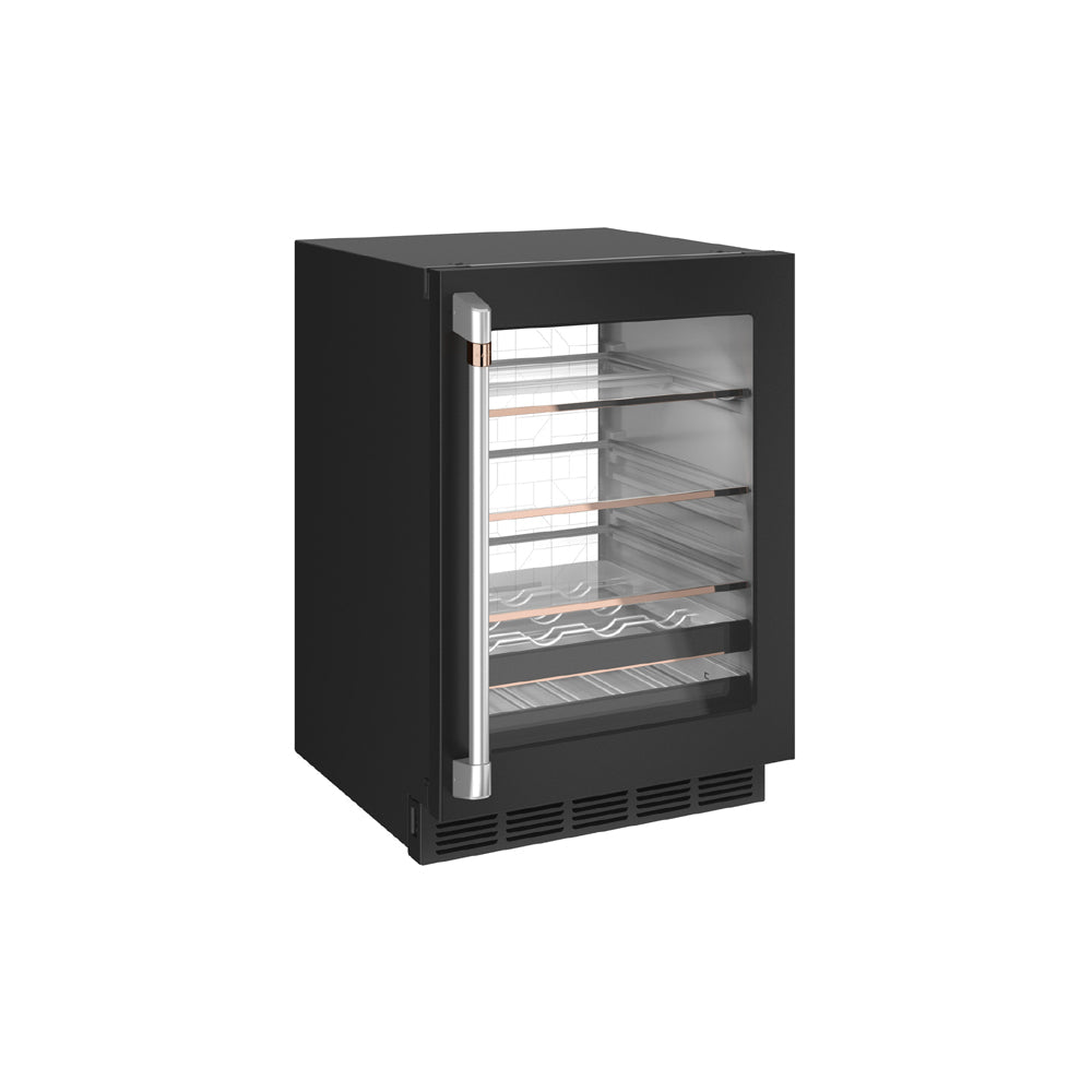 5 Cu Ft 14-Bottle Wine and 126-Can Beverage Center - Matte Black