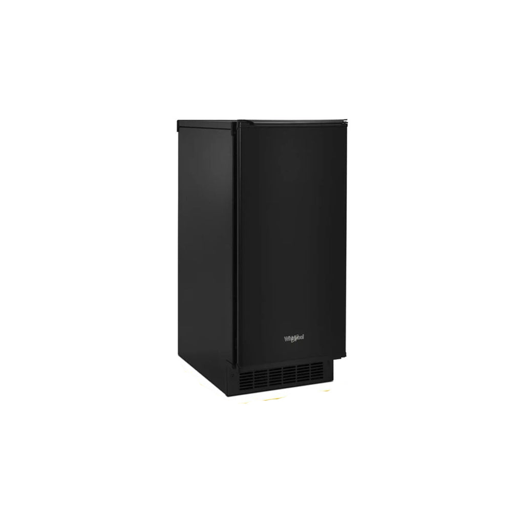 15-Inch Freestanding Built-In Ice Maker in Black