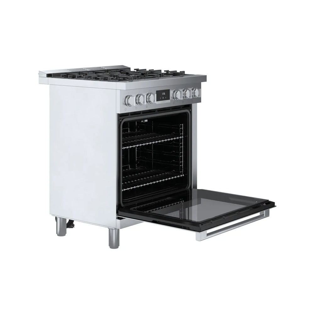 3.7 Cu Ft 800 Series Freestanding 5-Burner Convection Gas Range - Stainless Steel