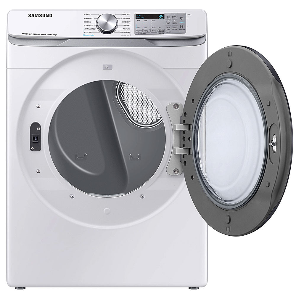 7.5 cu. ft. Smart Gas Dryer with Steam Sanitize - White