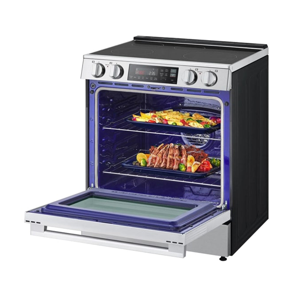 6.3 Cu.Ft Fan Convection Electric Slide-in Range - Stainless Steel