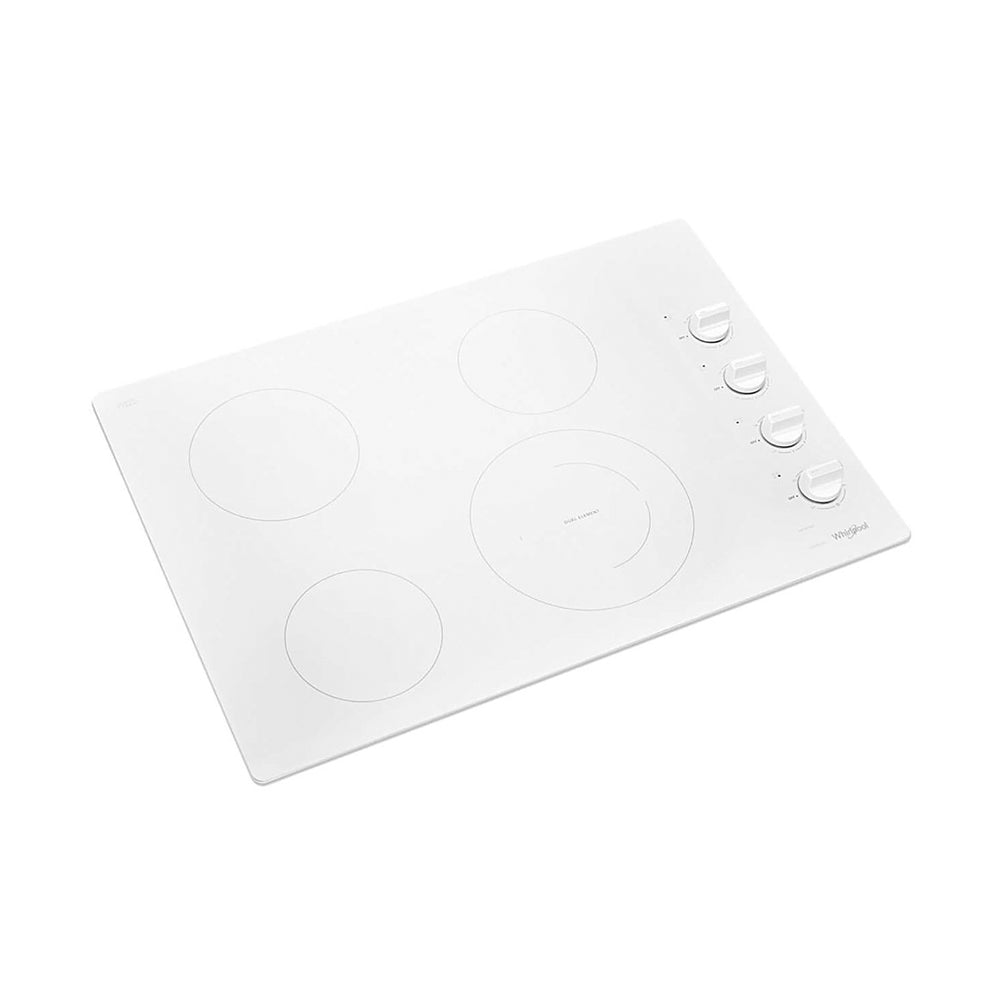 30-Inch 4-Element Radiant Electric Cooktop - White