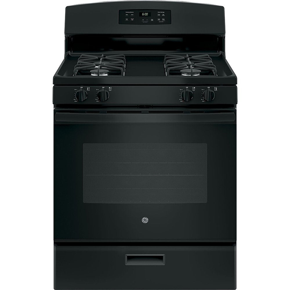4.8 CuFt Freestanding Gas Range In Black