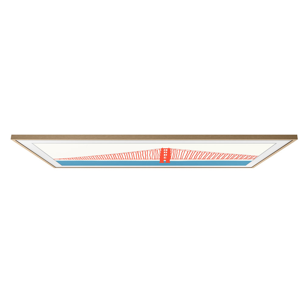 50" The Frame Customizable Bezel - Modern Teak