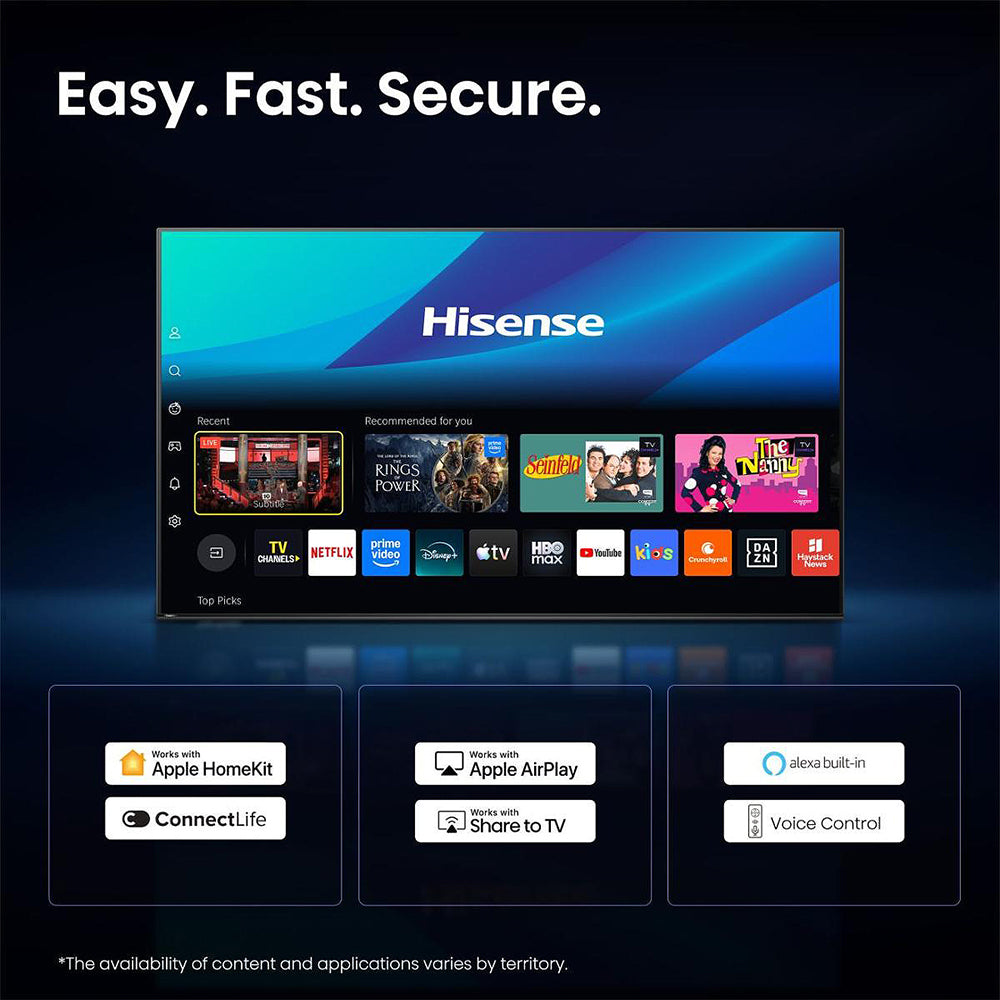 55'' A6S Series LED UHD 4K Vidaa Smart TV