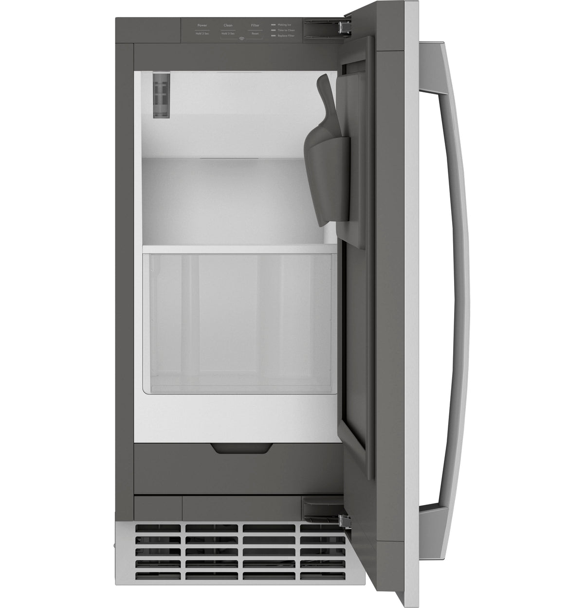 Stainless Steel Ice Maker Door Kit (Door Panel and Handle Only)