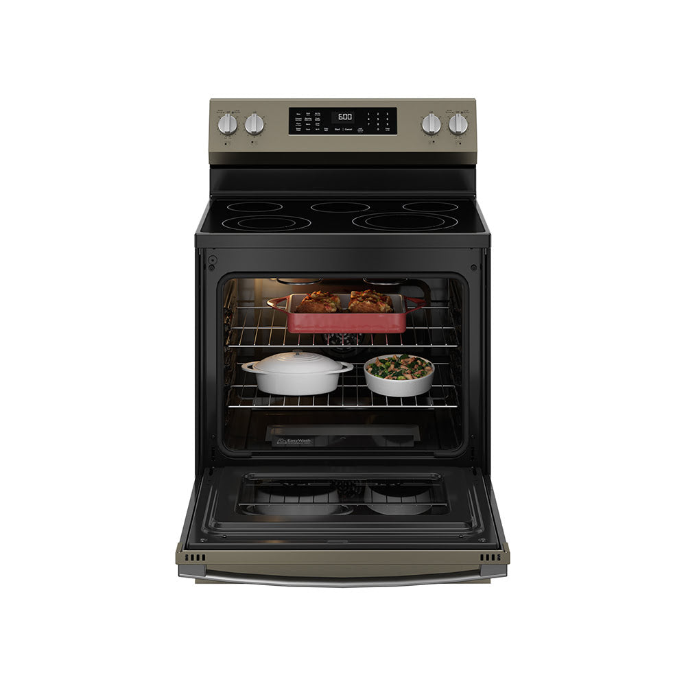 5.3 CuFt Smart Freestanding Electric Range in Slate