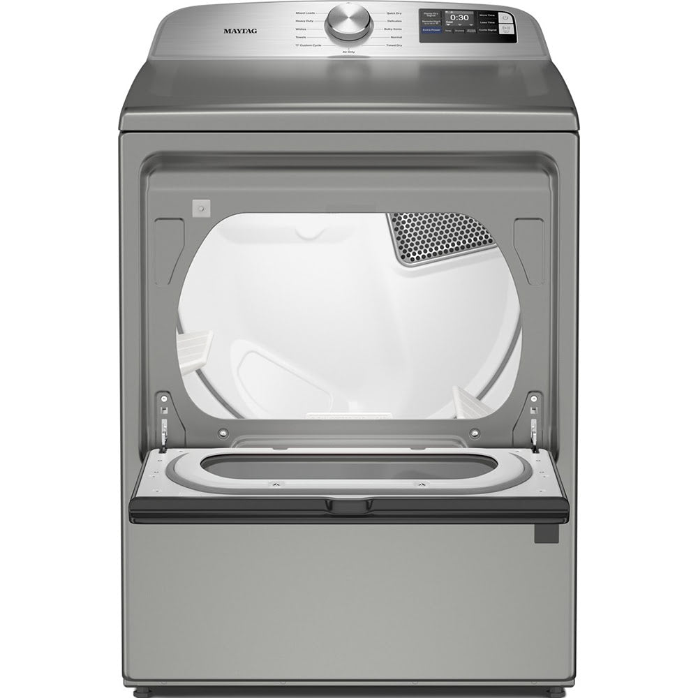 7.4 CuFt Smart Classic Silver Gas Dryer