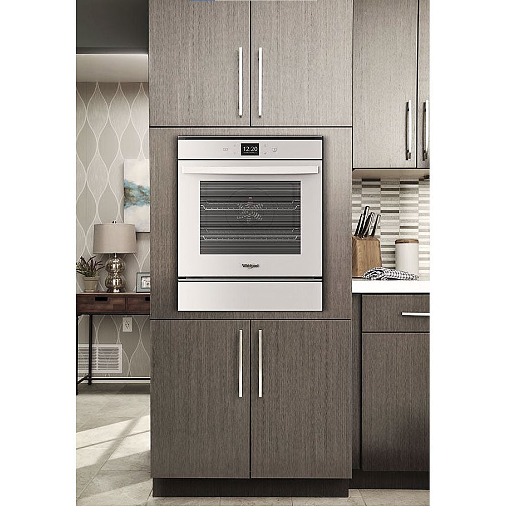 24" Convection Wall Oven - White