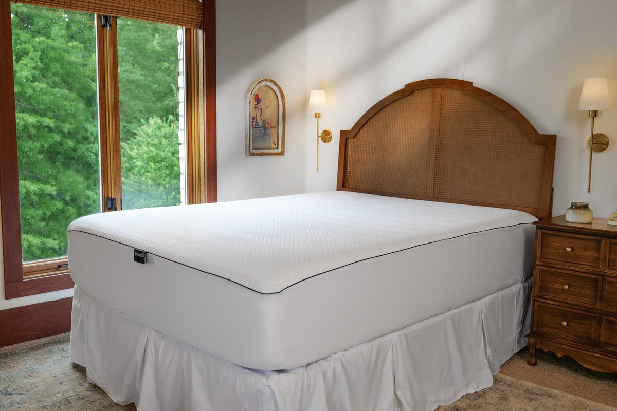 DreamFit® Waterproof Mattress Protector, DreamCool™ Collection - White - Queen