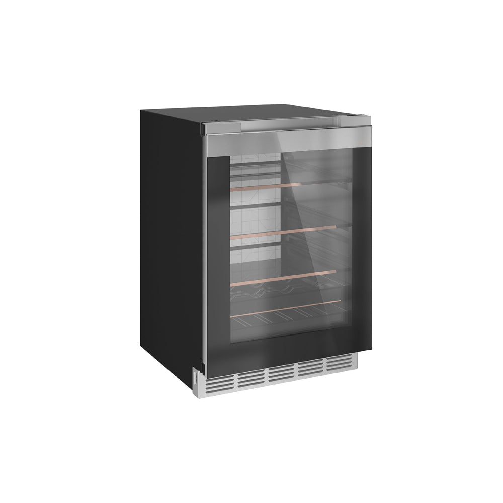 14-Bottle Beverage Center - Platinum Glass