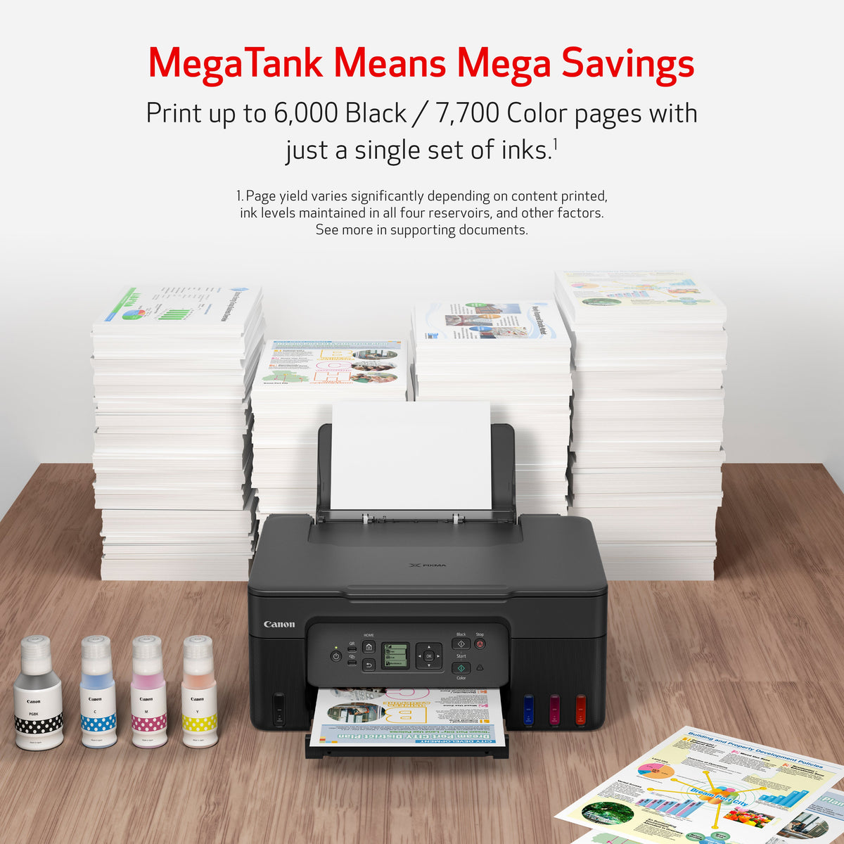 PIXMA G3270 MegaTank Inkjet Printer - Black