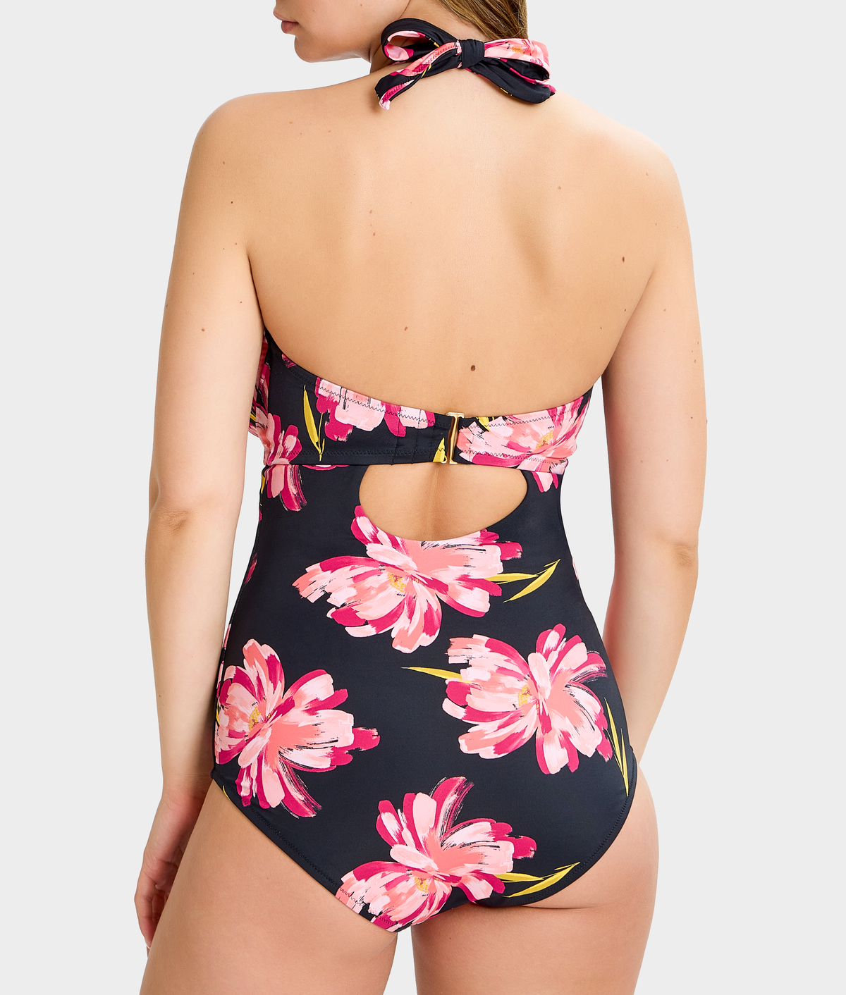 The Slimming Halter Underwire One-Piece Swimsuit