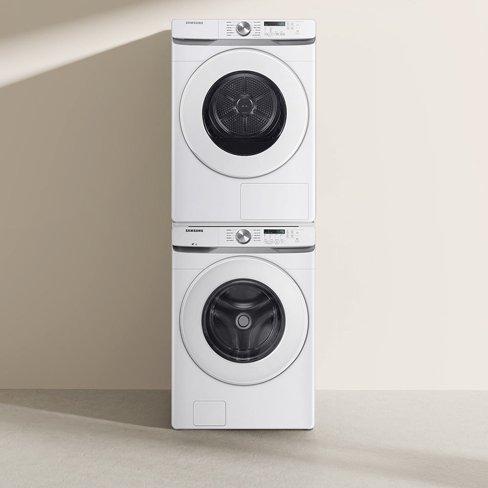 7.5 CuFt Smart Ventless White Electric Dryer with Sensor Dry