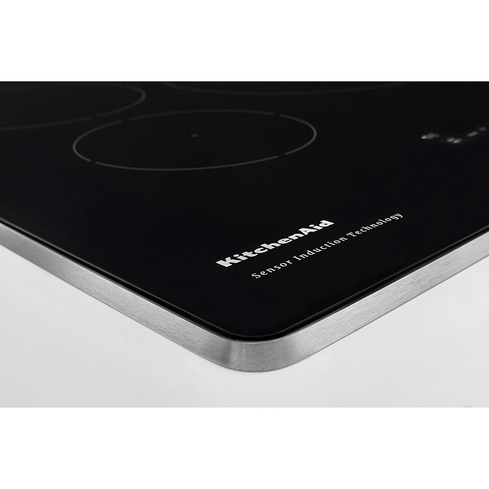 36" 5-Element Induction Electric Cooktop in Black with Frameless Design