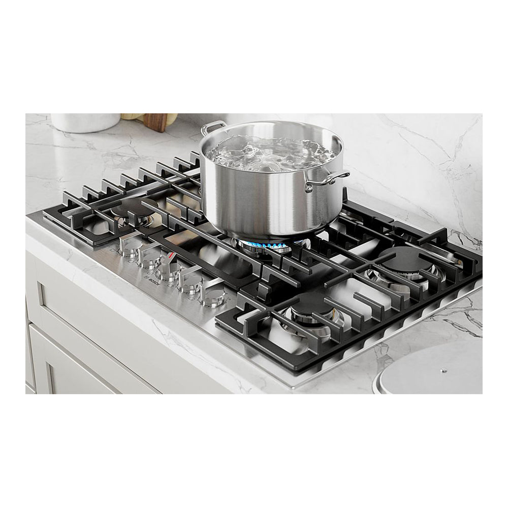 30-Inch 800 Series Gas Cooktop - Stainless steel