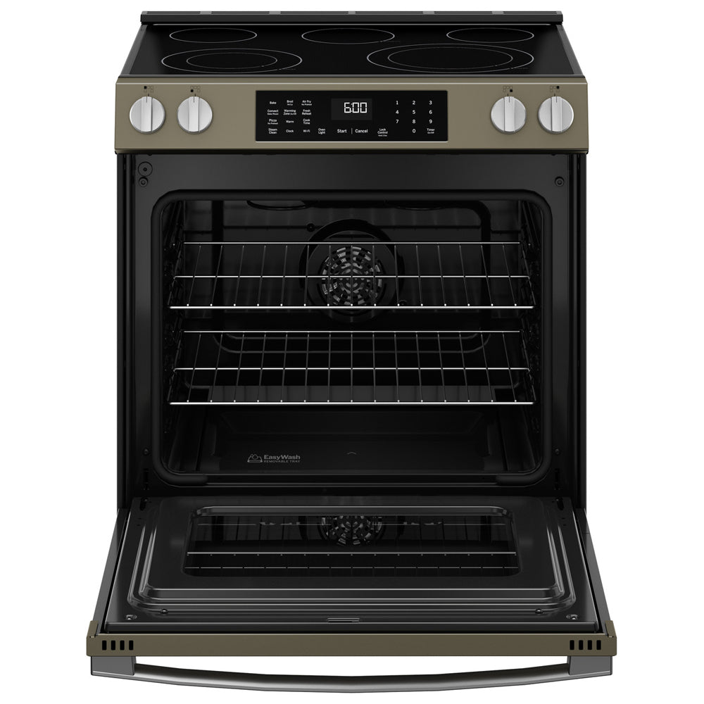 5.3 CuFt Convection Slide-In Electric Range in Slate