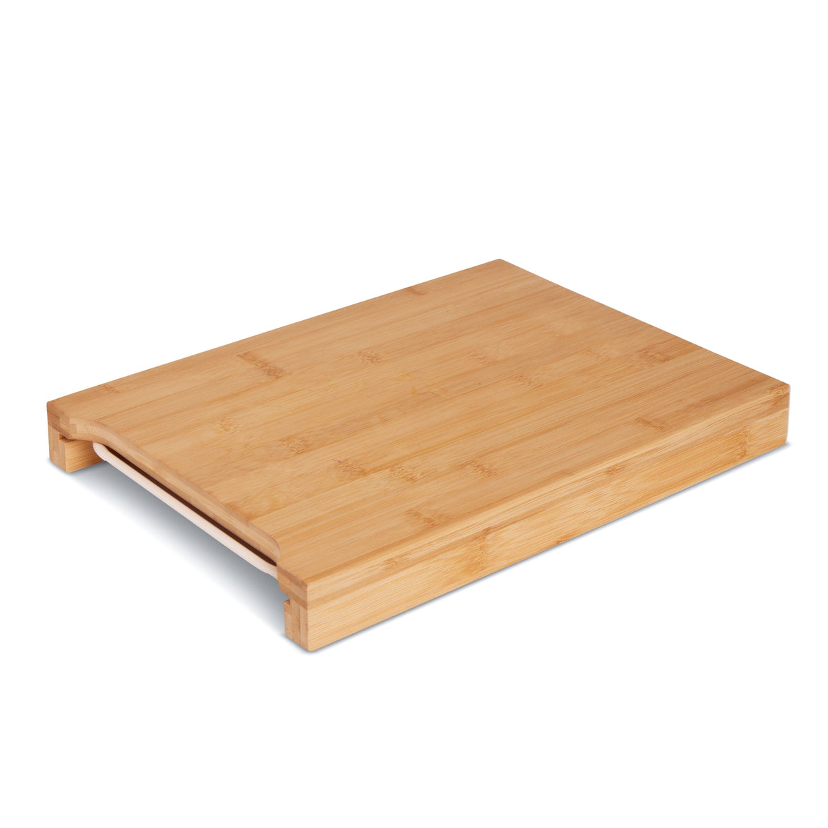 Bamboo Cutting Board with Tray
