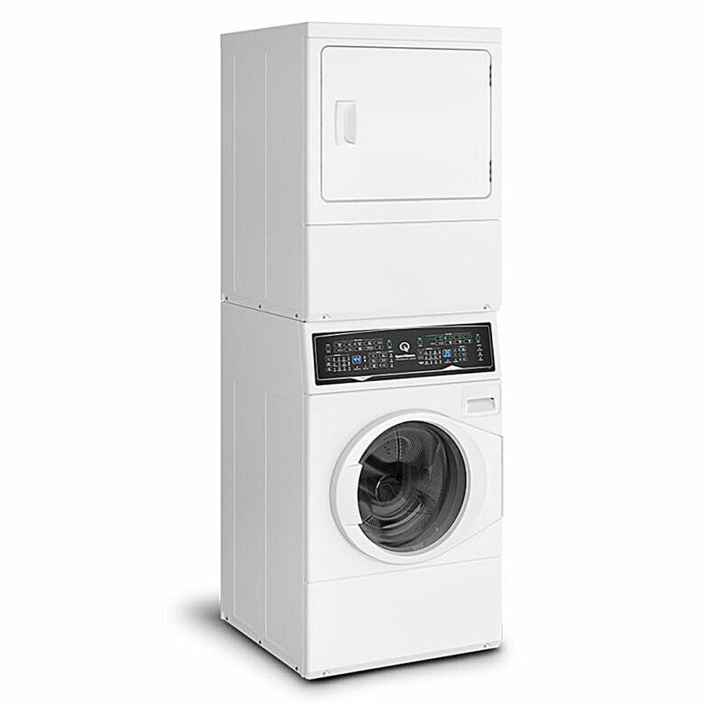 3.5 Cu. Ft. Washer with 7.0 Cu. Ft. Dryer Gas Laundry Tower - White