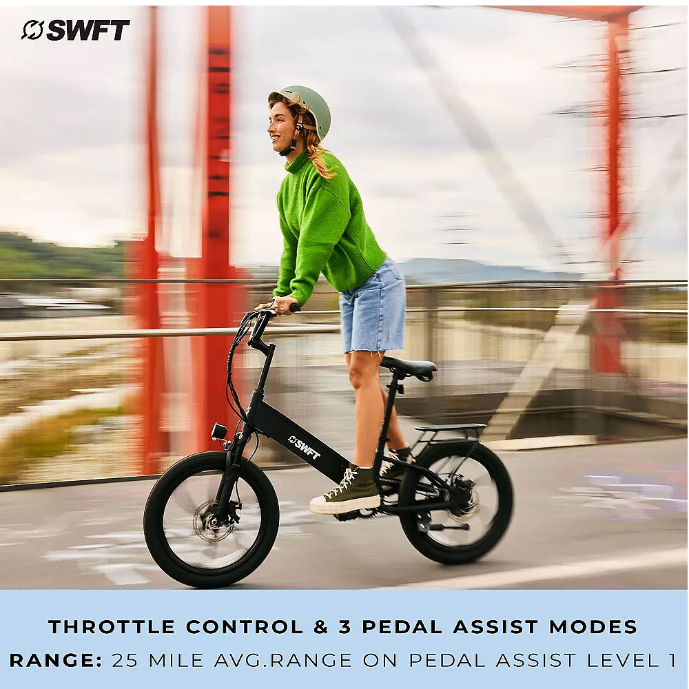 25mi Max Operating Range & 20 mph Max Speed R.X E-Bike