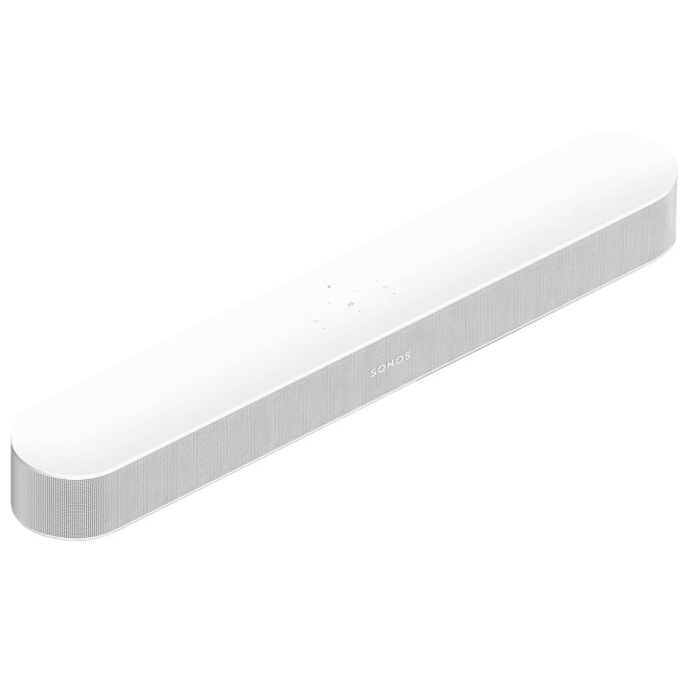 3.0 Channel Beam Wi-Fi Smart Soundbar and Two Era 100 Wireless Speaker Package - White