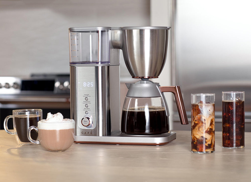 Specialty Drip Coffee Maker with Glass Carafe - Stainless Steel