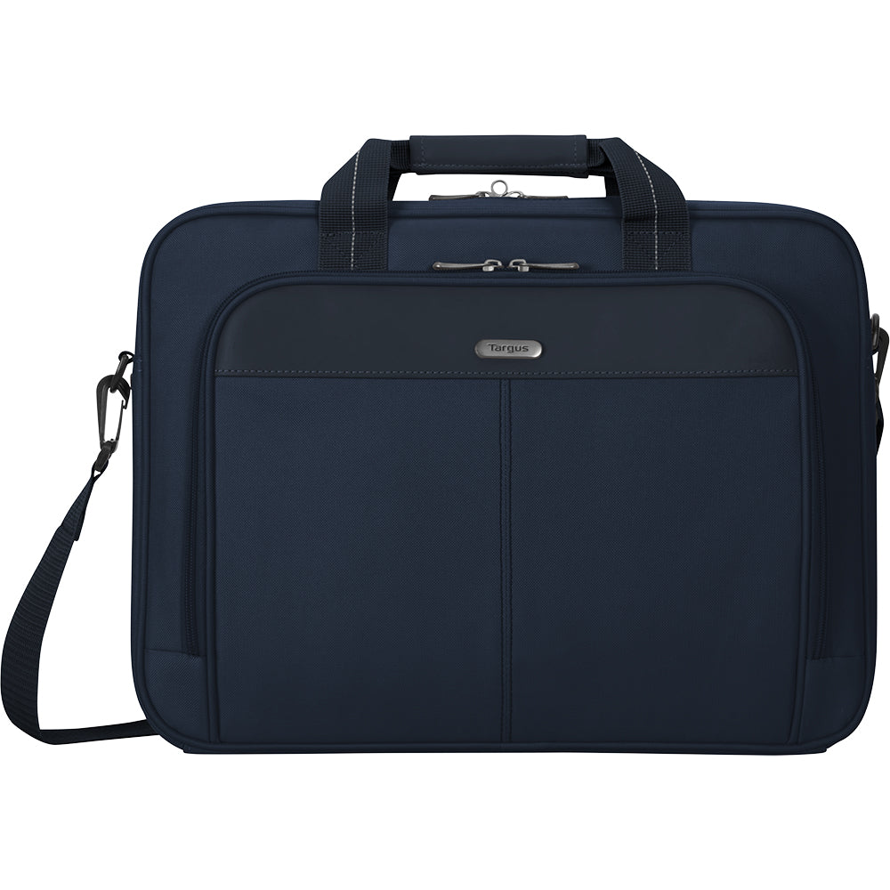15-16” Classic Slim Briefcase - Navy Blue