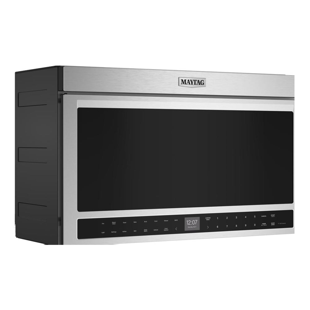 1.1 Cu-Ft Fingerprint Resistant Flush Built-In Mount Microwave-Toaster Oven Combo - Stainless Steel