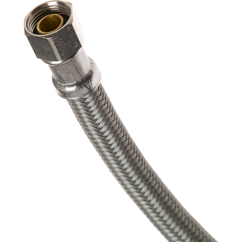 6' Braided Install Hose with 3/4" Elbow