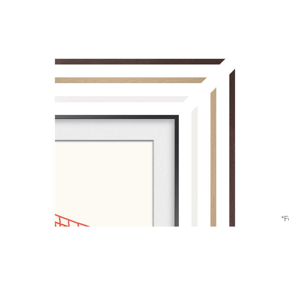 55" The Frame Customizable Bezel - Modern Teak