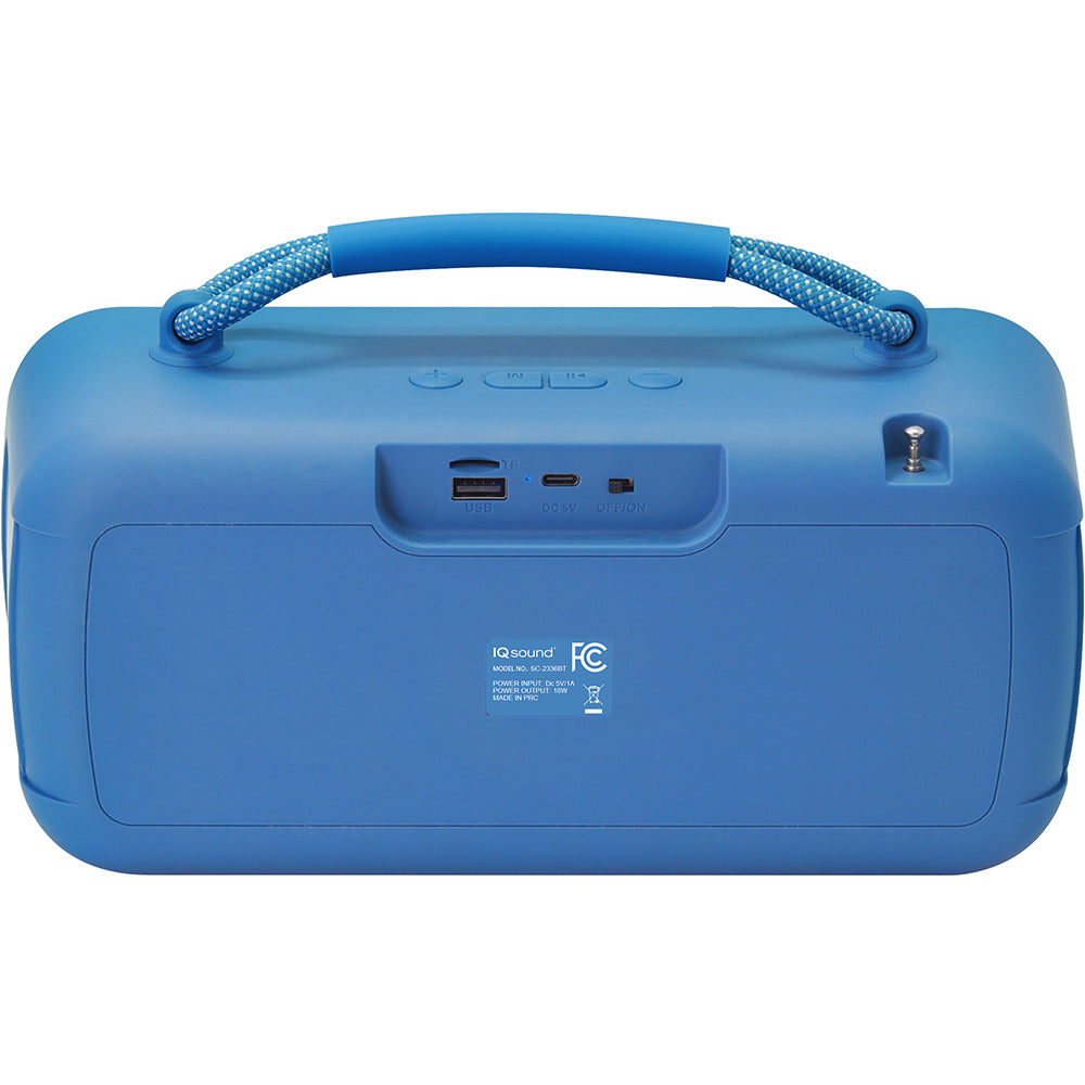 Halo Glow Portable Bluetooth Speaker - Blue